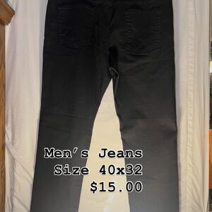 Classic Black Men's Jeans